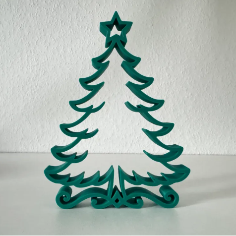Kerstboom open | 13 cm